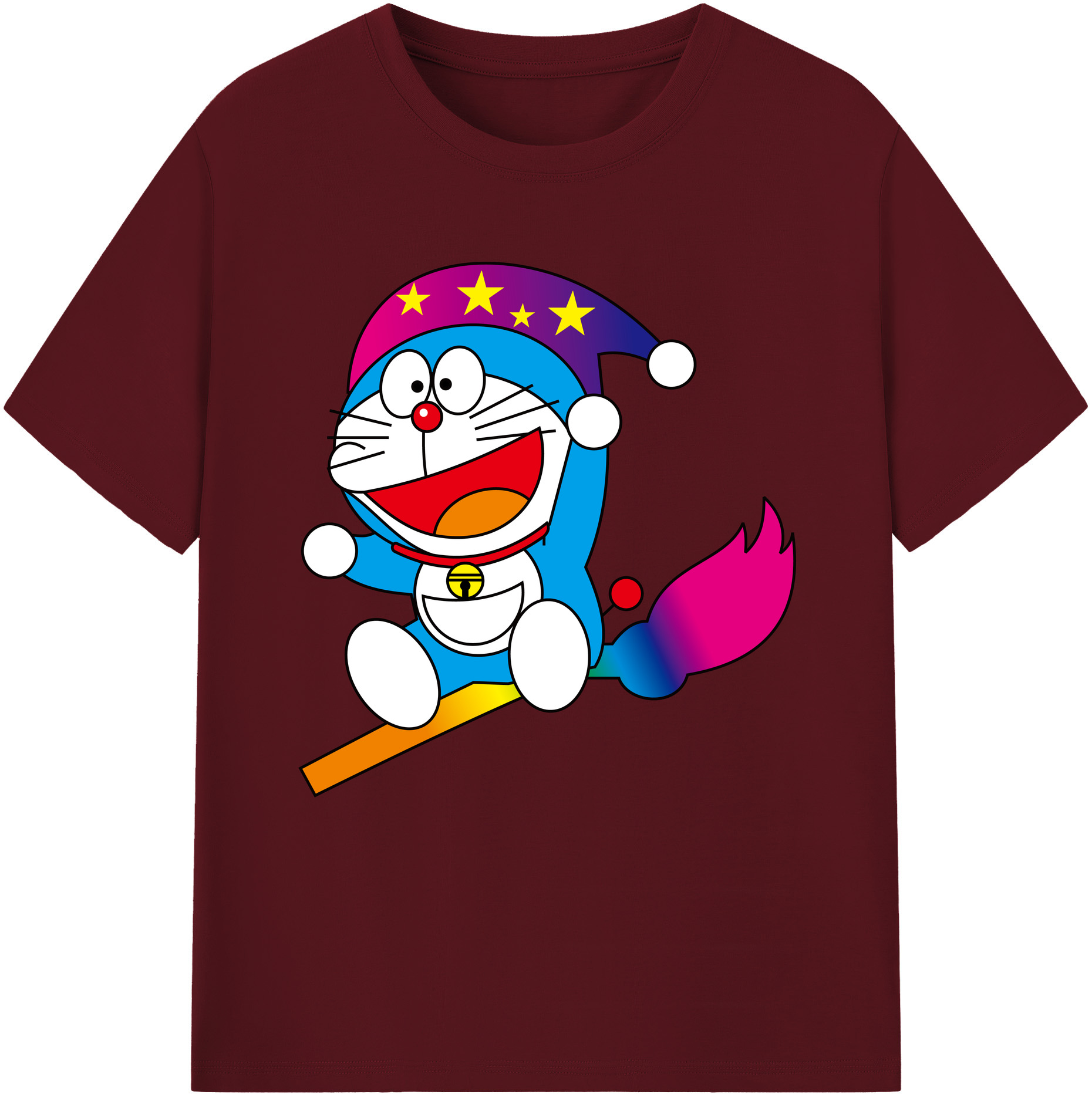 （画像用） ドラえもん Doraemon 綿100％半袖Tシャツ（フロントプリント）
